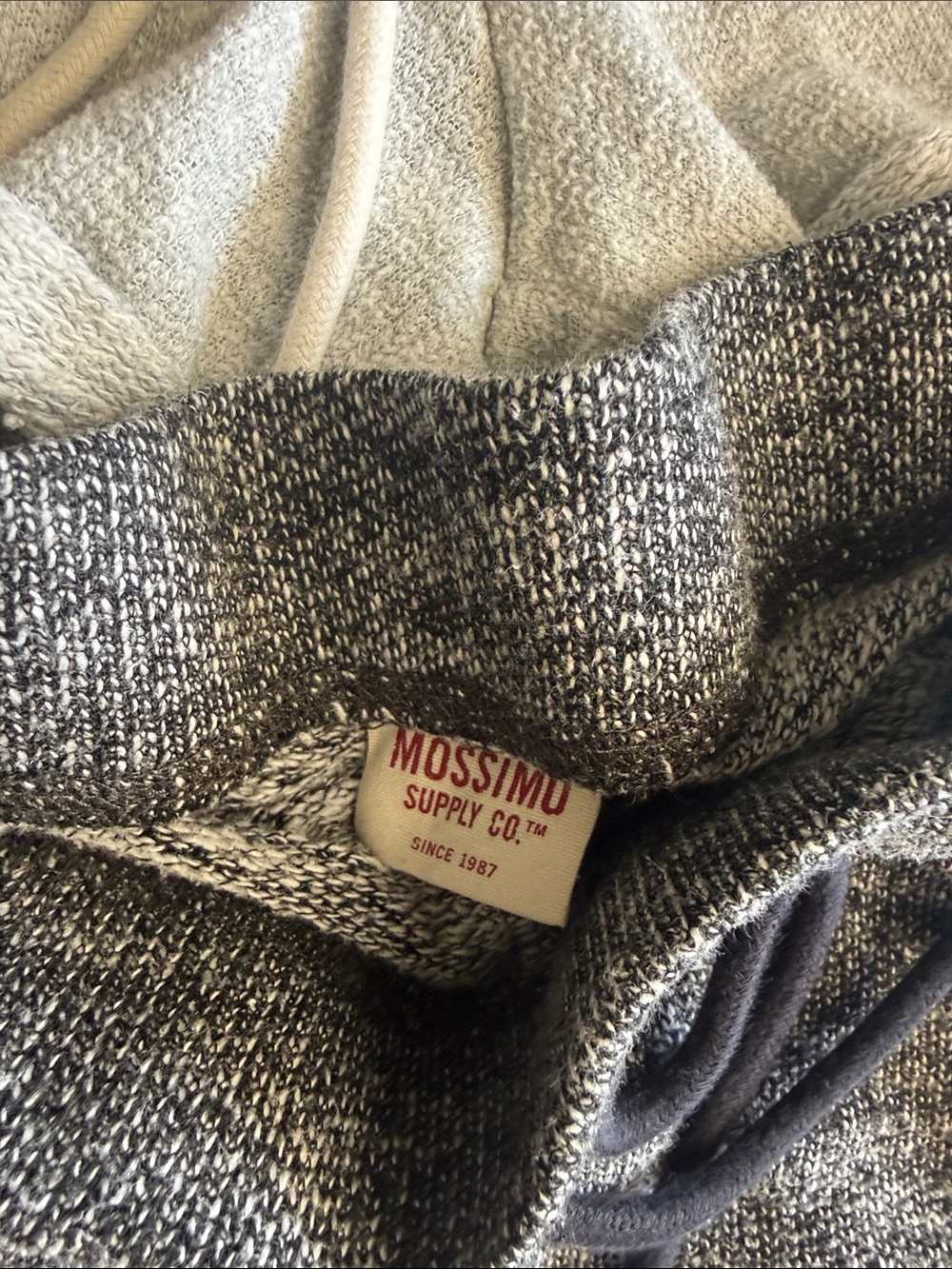 Mossimo Supply Co. Knit Drawstring Lounge Shorts - Light Gray & Dark Gray - Picture 3 of 5